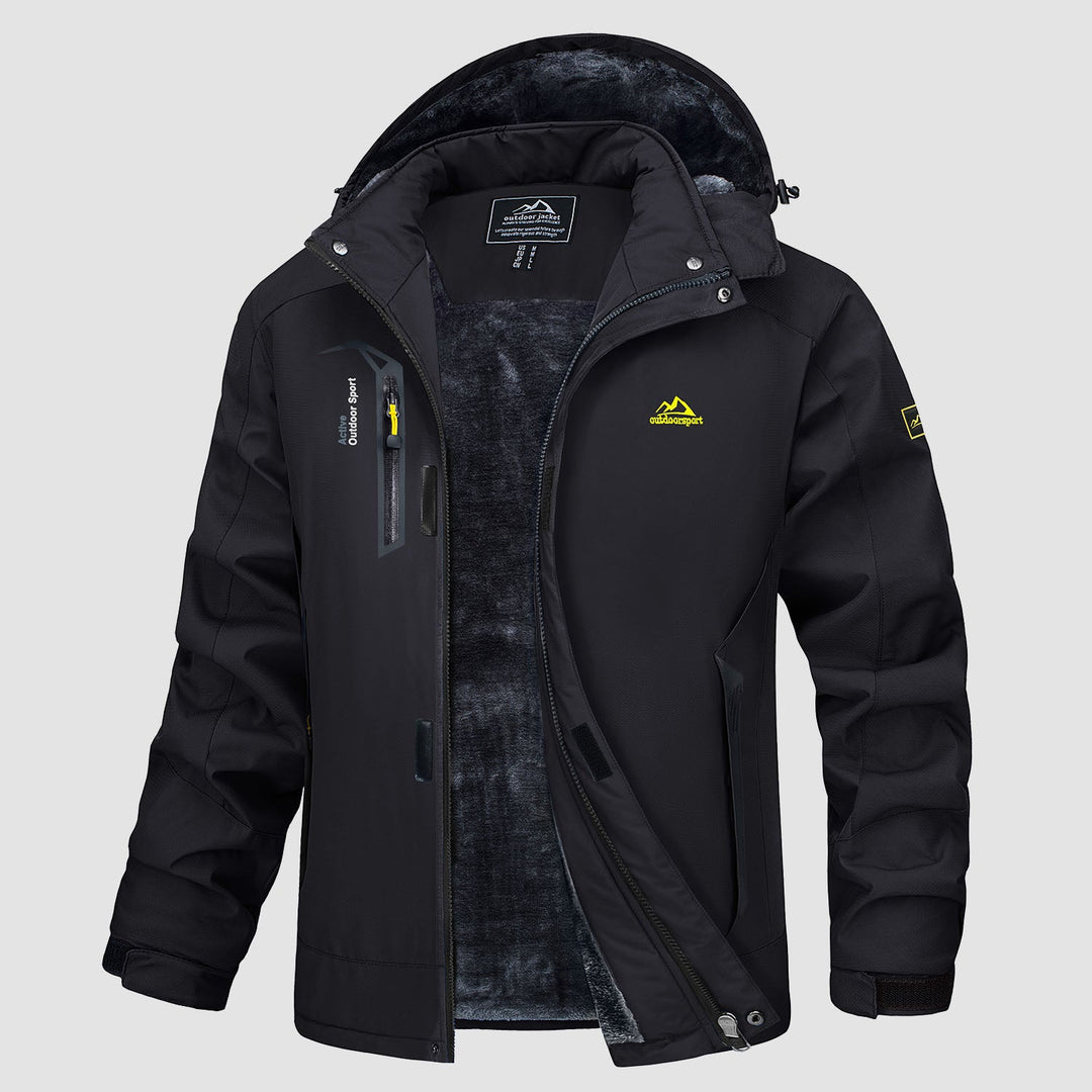 Adrian | Winter ski jacket with hood for men