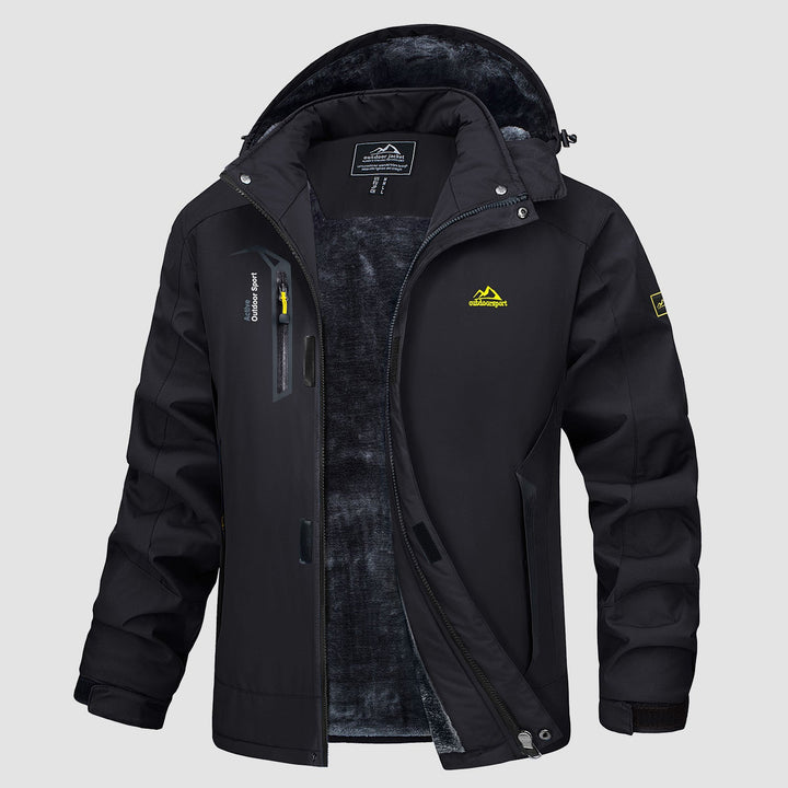 Adrian | Winter ski jacket with hood for men