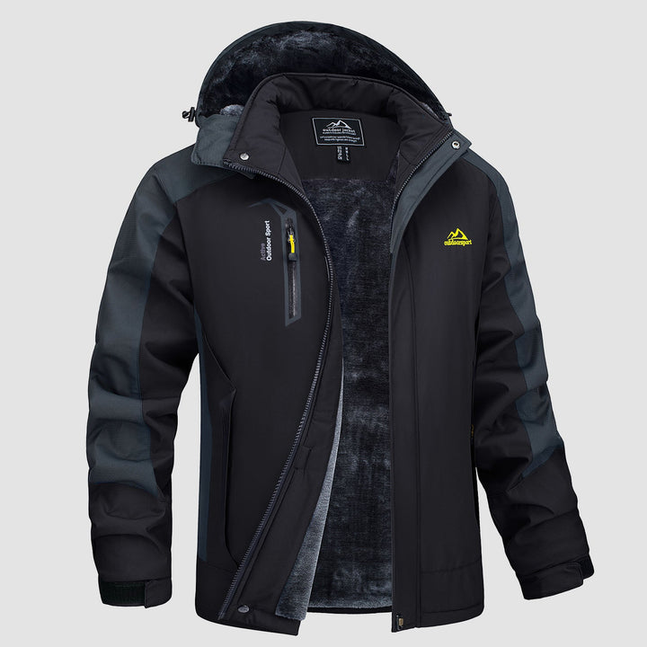 Adrian | Winter ski jacket with hood for men