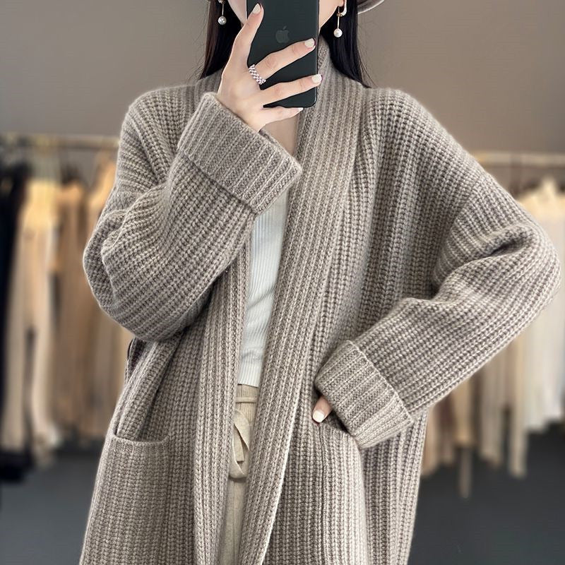 Catharina | Long Knitted Cardigan for Women