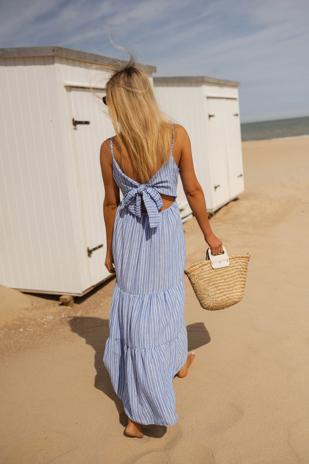 Lina | Striped Maxi Dress