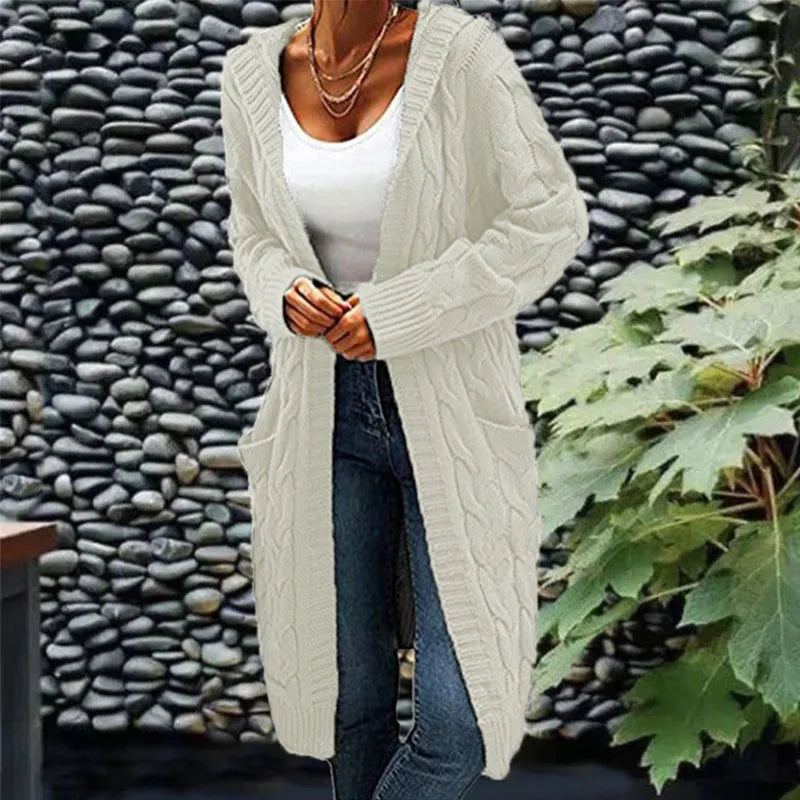 Ruby | Long knitted cardigan of high quality