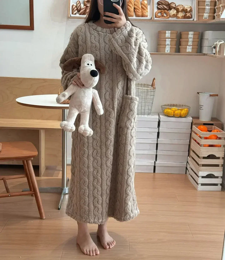 Eunice | Cozy Pocket Sleepwear Dress