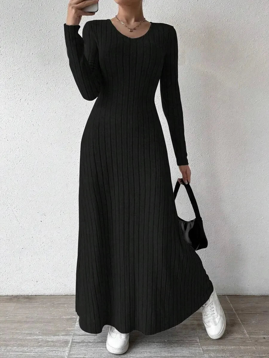 Isla | Stylish Long Sleeve Knitted Dress