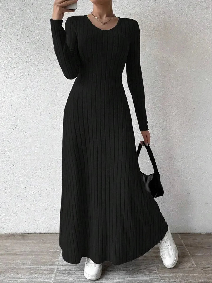 Isla | Stylish Long Sleeve Knitted Dress