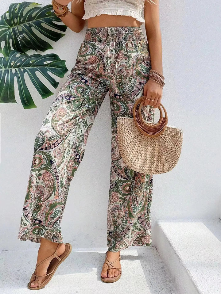 Analyn | Bohemian Wide-Leg Trousers