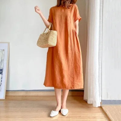 Emmy | Relaxed linen dress
