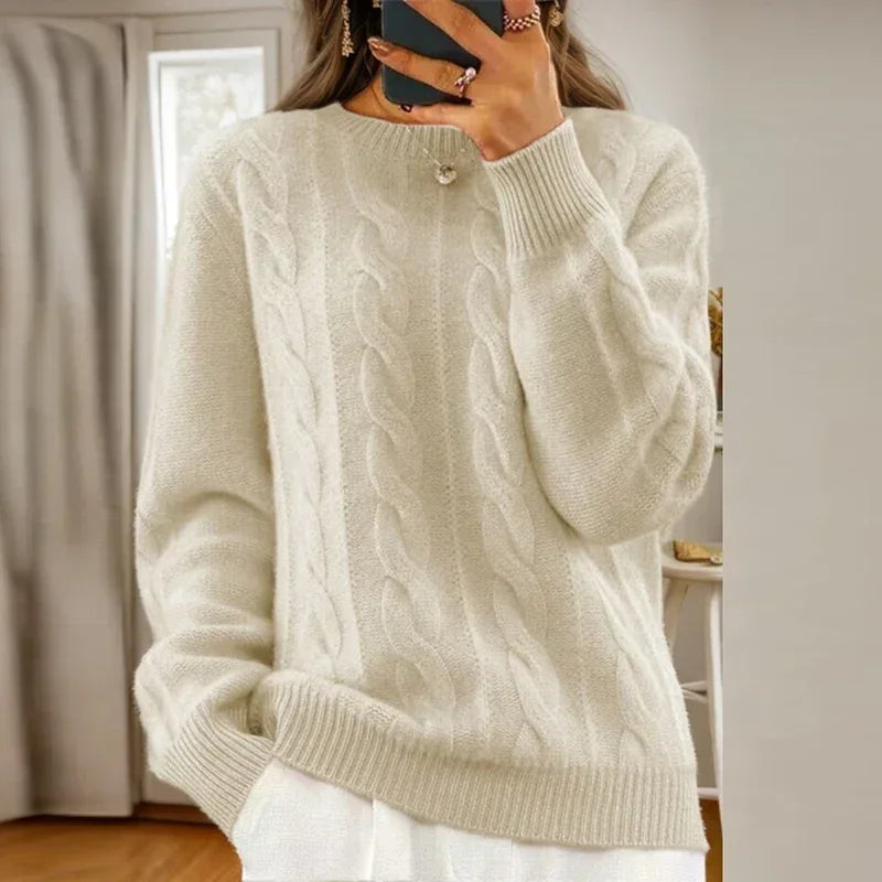 Janina | Elegant Knitted Sweater