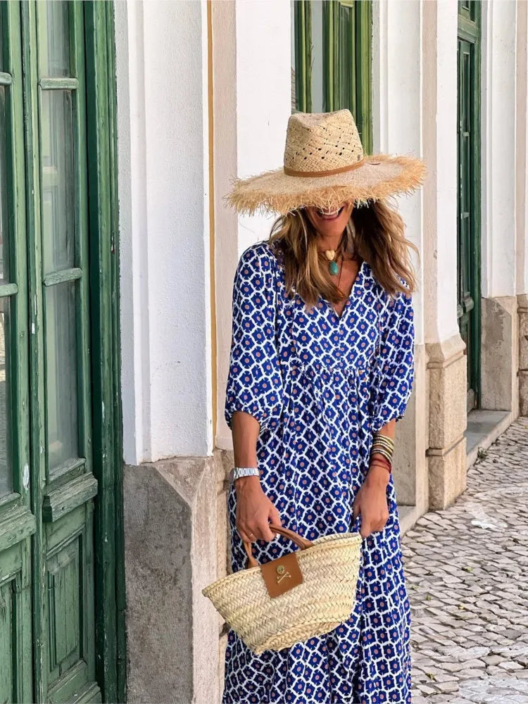 April | Boho maxi dress