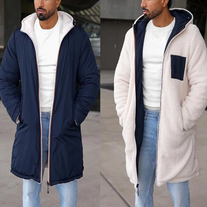 John | Casual Reversible Slim Fit Coat for Men