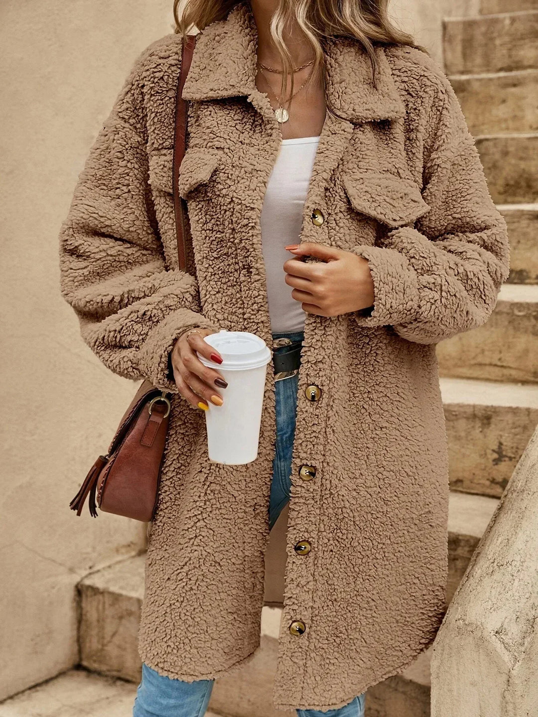 Lila | Stylish Long Warm Coat
