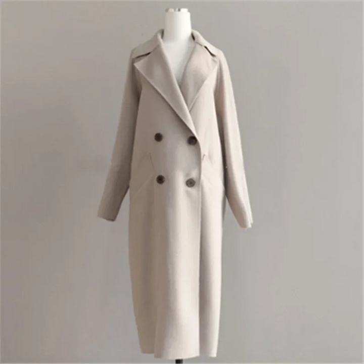 Selene | Casual coat with button closure