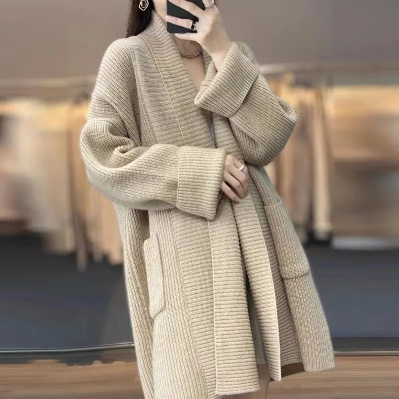 Stella | Elegant warm knitted cardigan