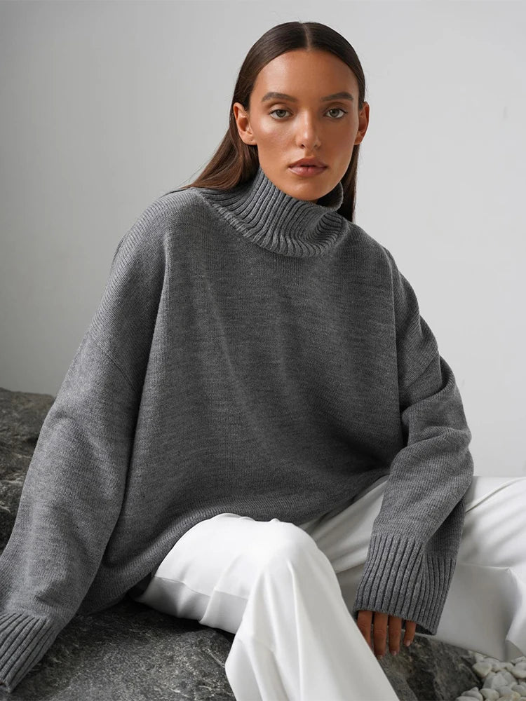 Yara | Oversized Turtleneck Sweater