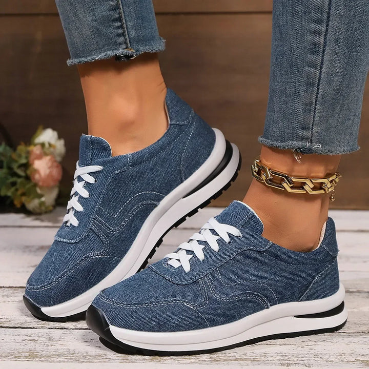 Dora | Trendy denim sneakers