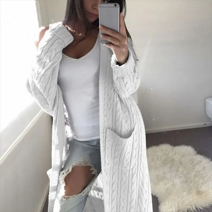 Camila | Elegant Warm Long Cardigan