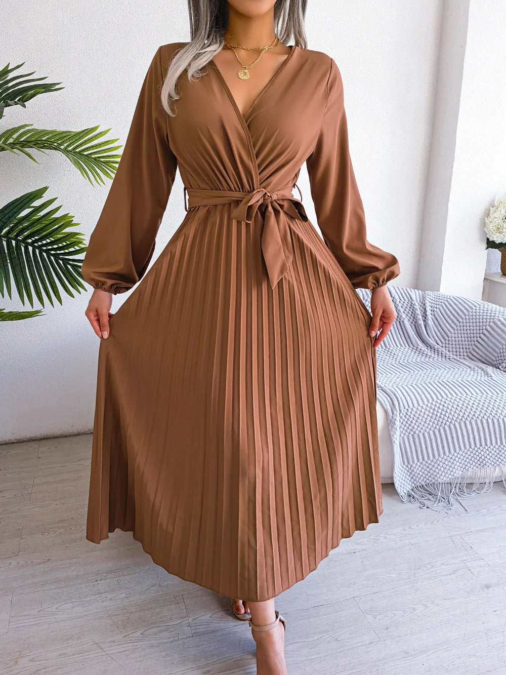 Marisol | Stylish Pleated Maxi Dress