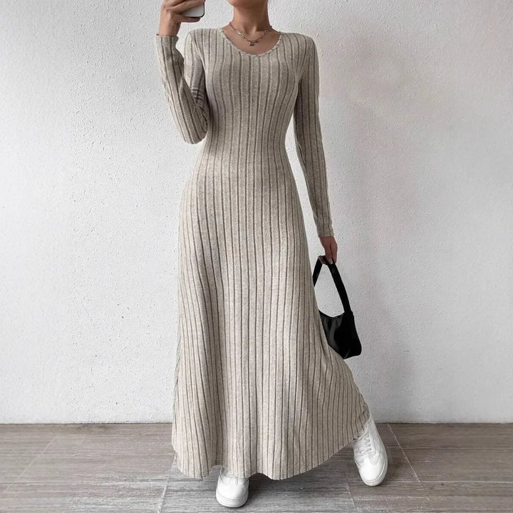 Isla | Stylish Long Sleeve Knitted Dress