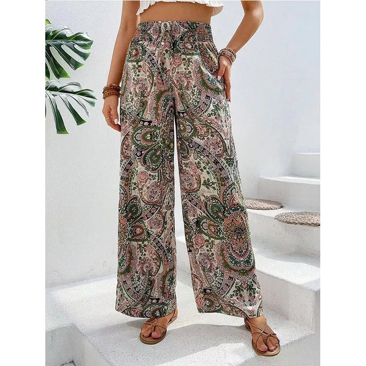 Analyn | Bohemian Wide-Leg Trousers