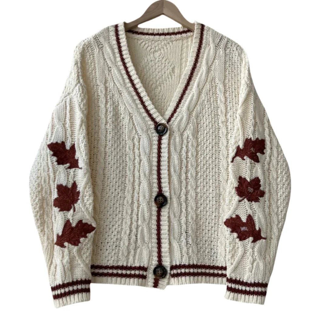 Francesca | Soft Embroidered Cardigan