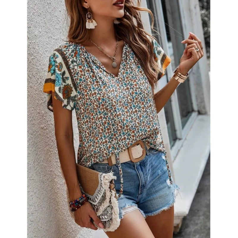 Virginia | Charming boho blouse