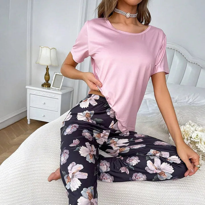 Lina | Soft Pyjama Set with Floral Print