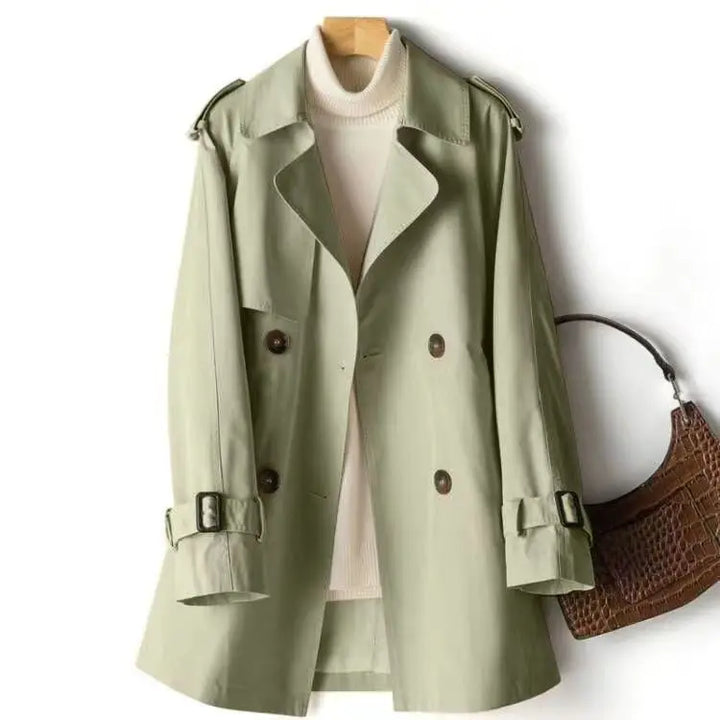 Pia | Elegant Short Trench Coat