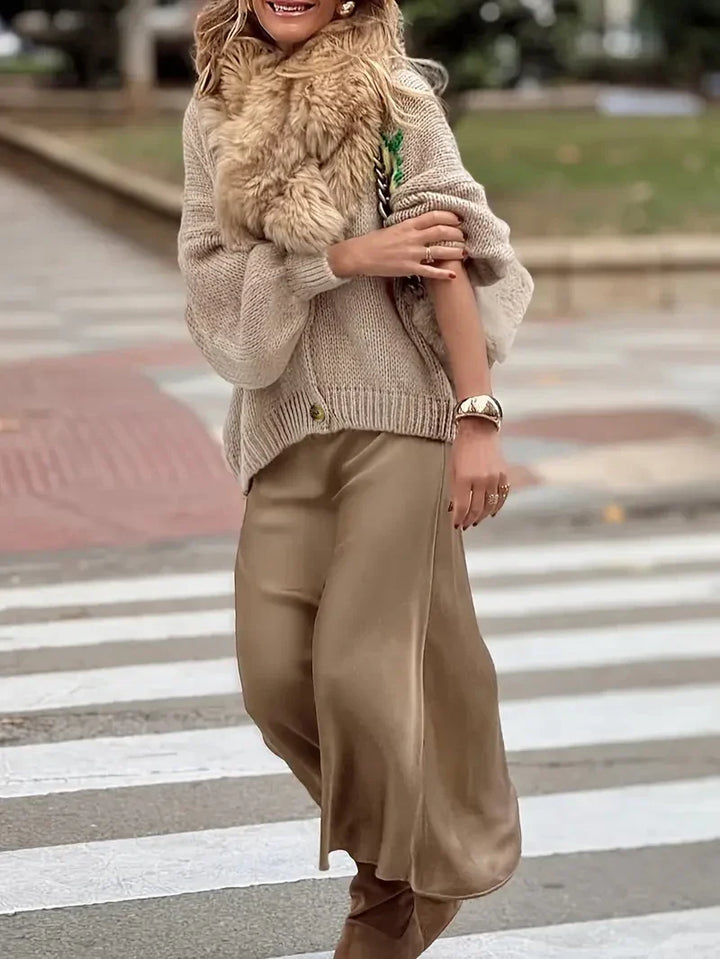 Claire | Casual cardigan with long sleeves and buttons