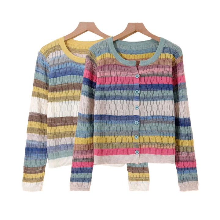 Myrna | Vintage Inspired Striped Cardigan