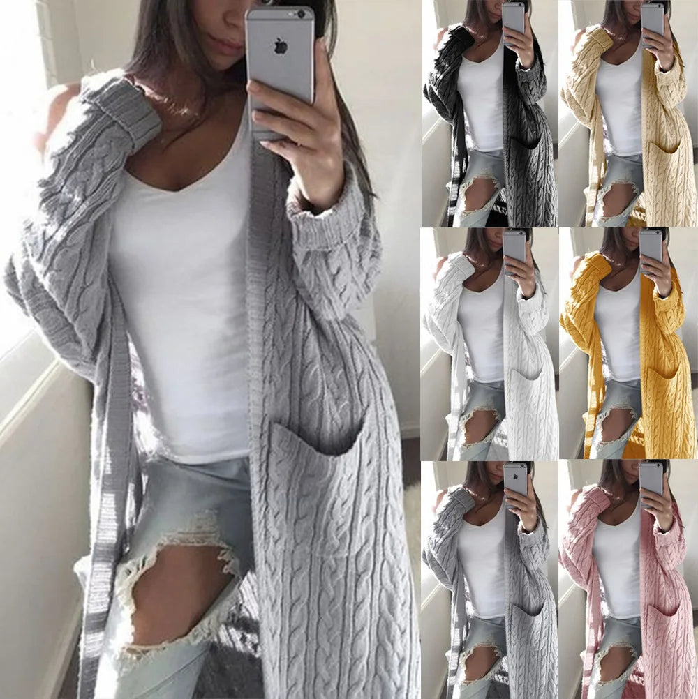 Camila | Elegant Warm Long Cardigan