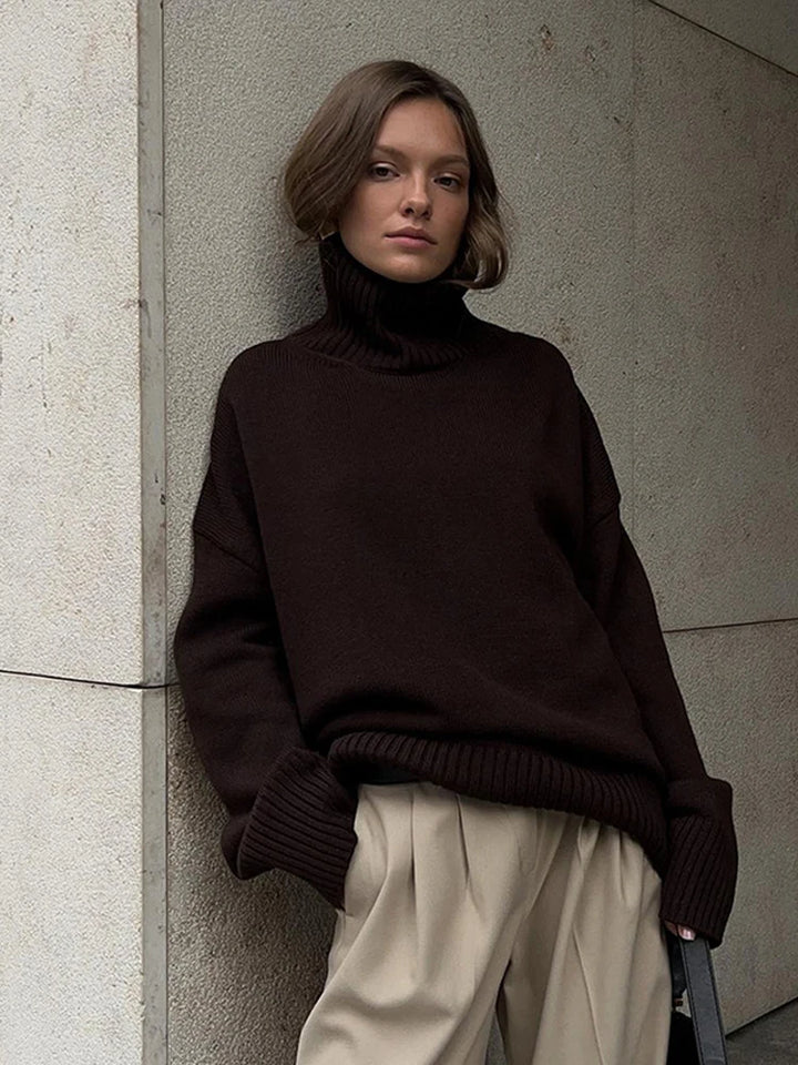 Yara | Oversized Turtleneck Sweater