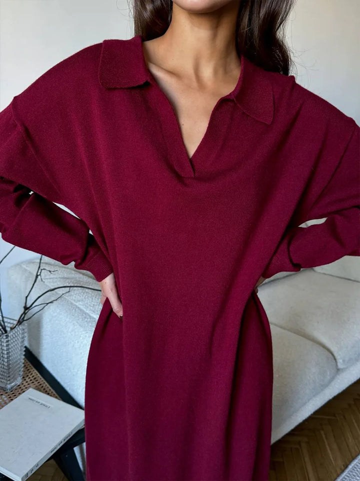 Marcella | Elegant Long Sleeve Winter Dress