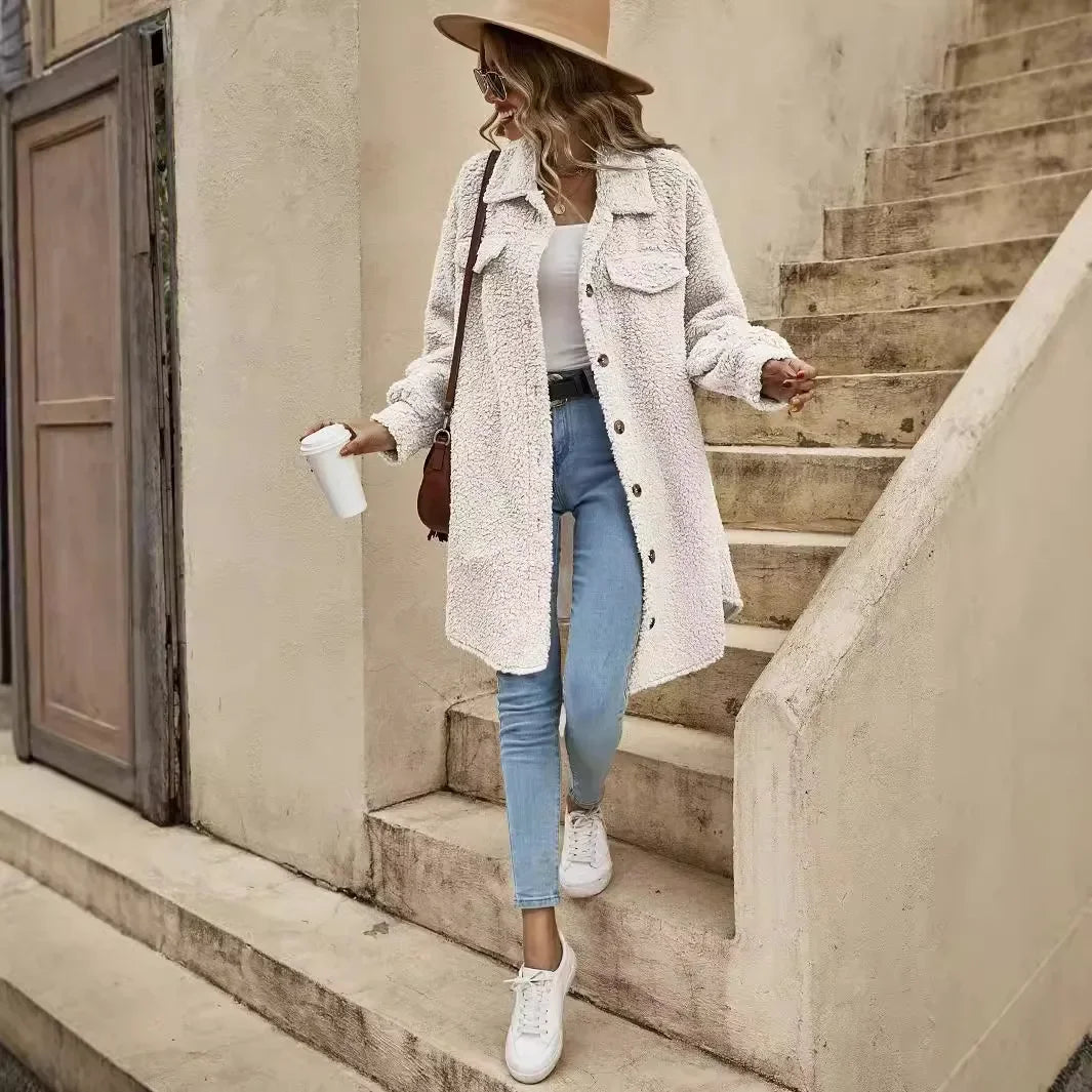 Lila | Stylish Long Warm Coat