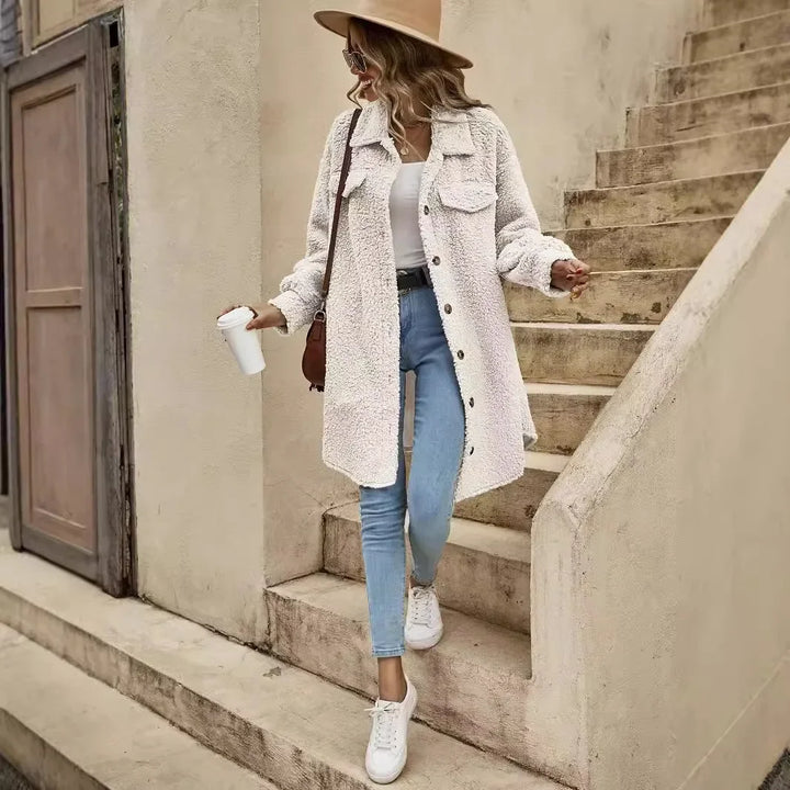 Lila | Stylish Long Warm Coat