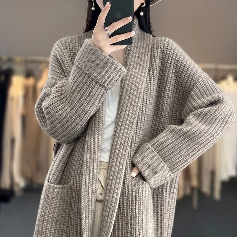 Stella | Elegant warm knitted cardigan