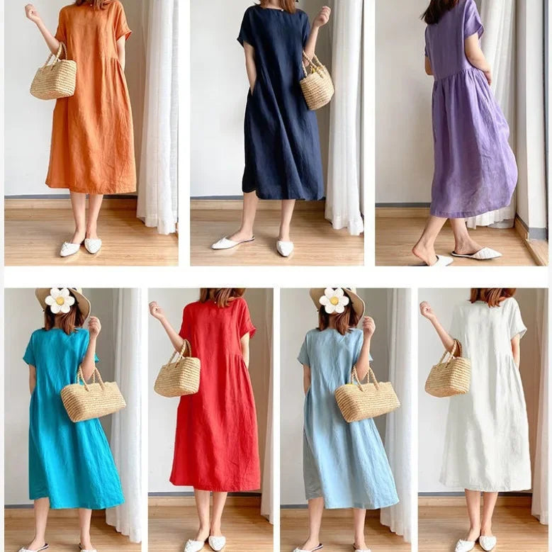 Emmy | Relaxed linen dress