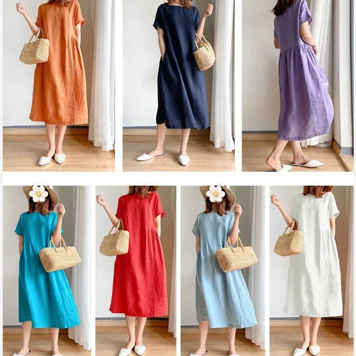 Emmy | Relaxed linen dress