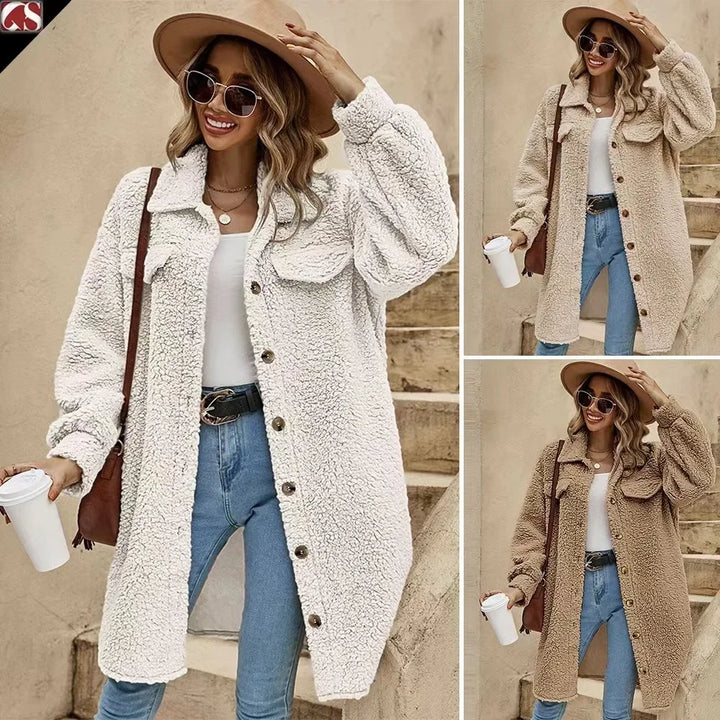 Lila | Stylish Long Warm Coat