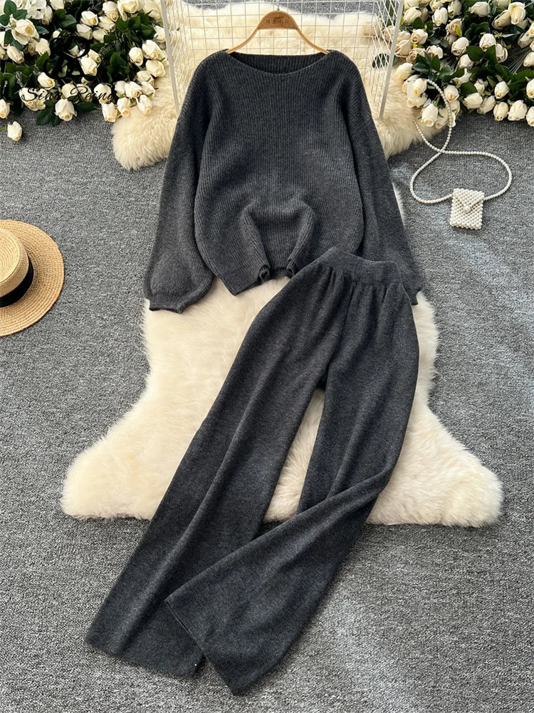 Mila | Elegant Sweater & Trouser Set