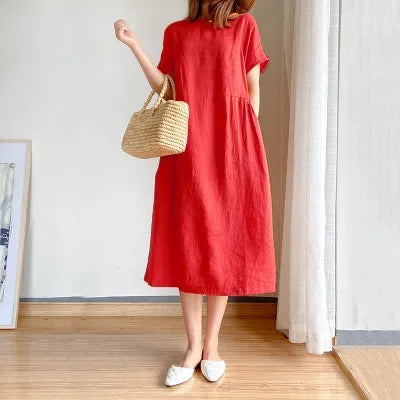 Emmy | Relaxed linen dress
