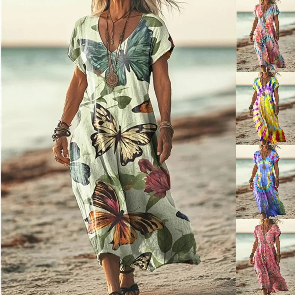 Michelle | Colourful Maxi Dress