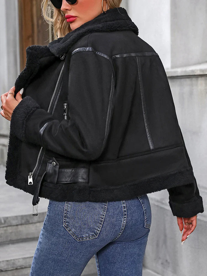 Simone | Warm loose-fitting motorcycle jacket