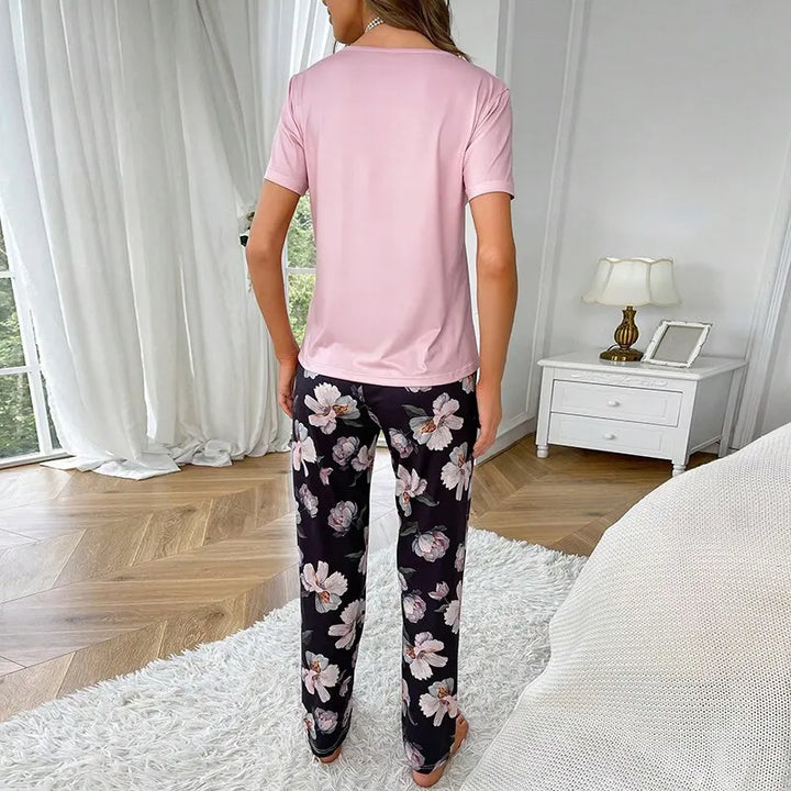 Lina | Soft Pyjama Set with Floral Print