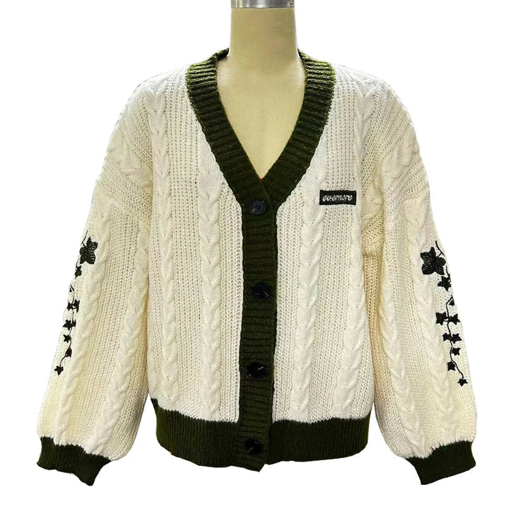 Giselle | Warm and Elegant Cable Knit Cardigan