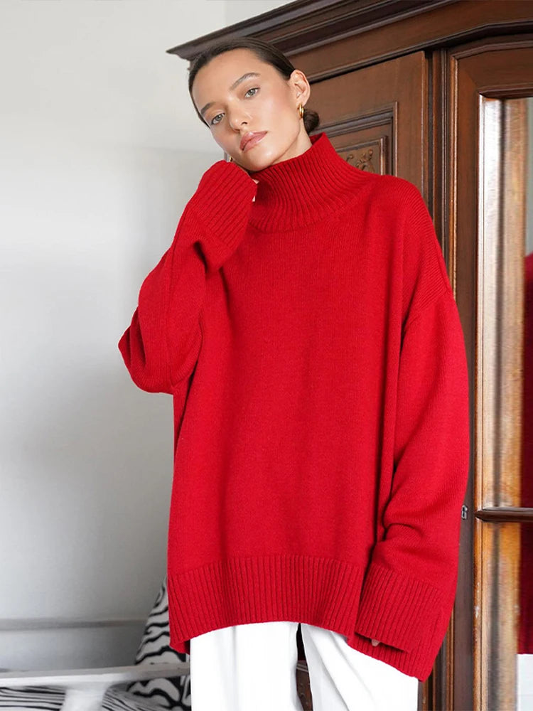 Yara | Oversized Turtleneck Sweater