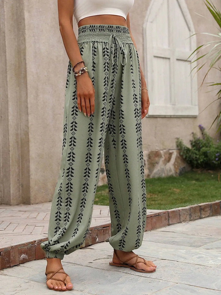 Iris | High Waist Boho Trousers
