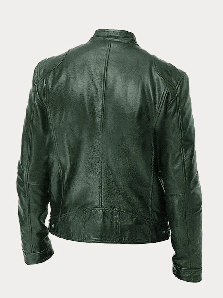Jerald | Casual leather jacket