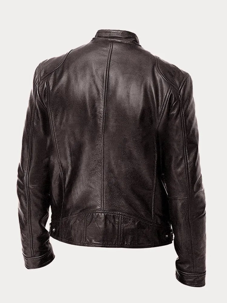 Jerald | Casual leather jacket