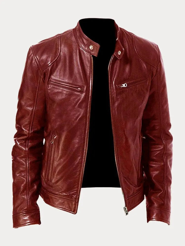 Jerald | Casual leather jacket
