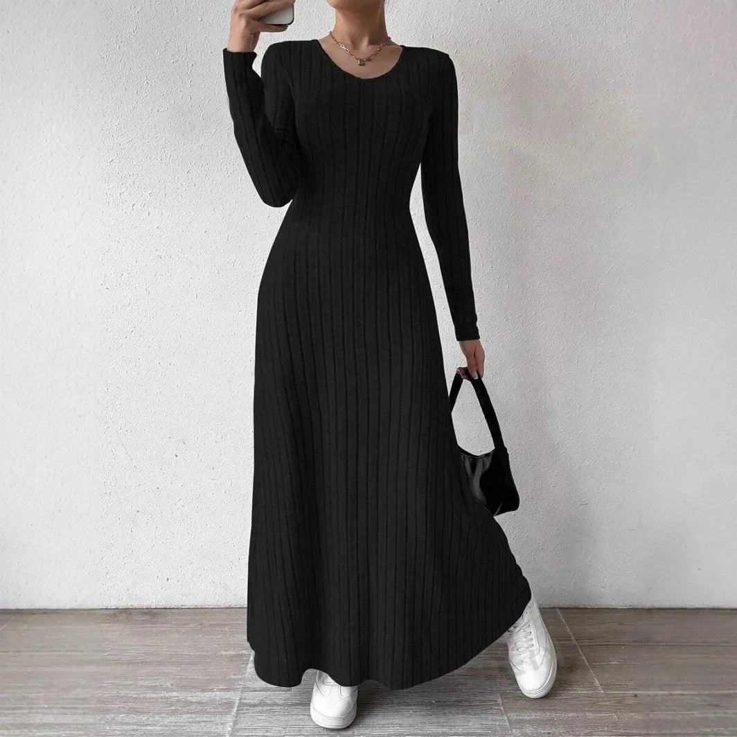 Isla | Stylish Long Sleeve Knitted Dress
